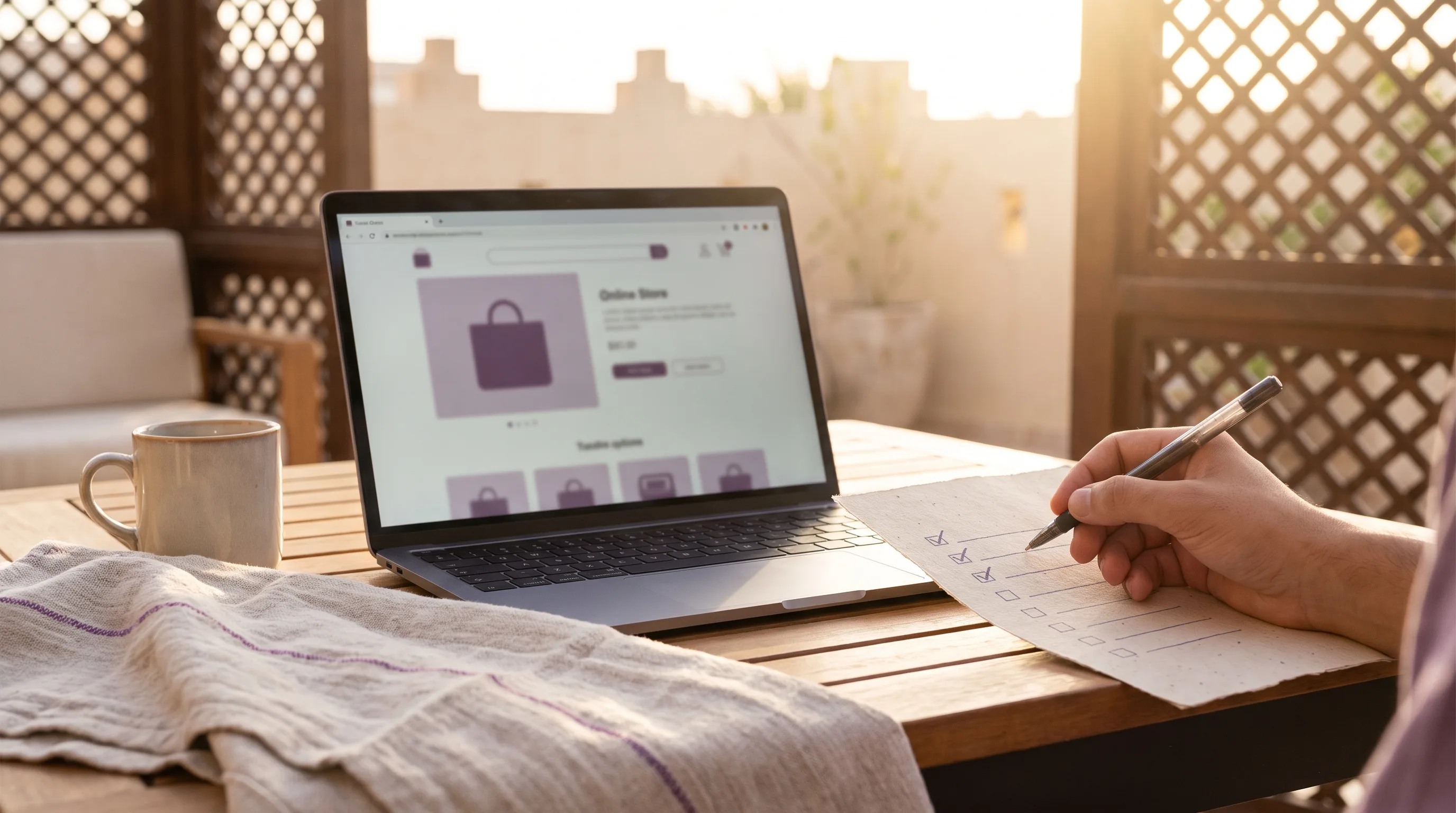 Illustrative editorial image for "Before Starting an Online Store"