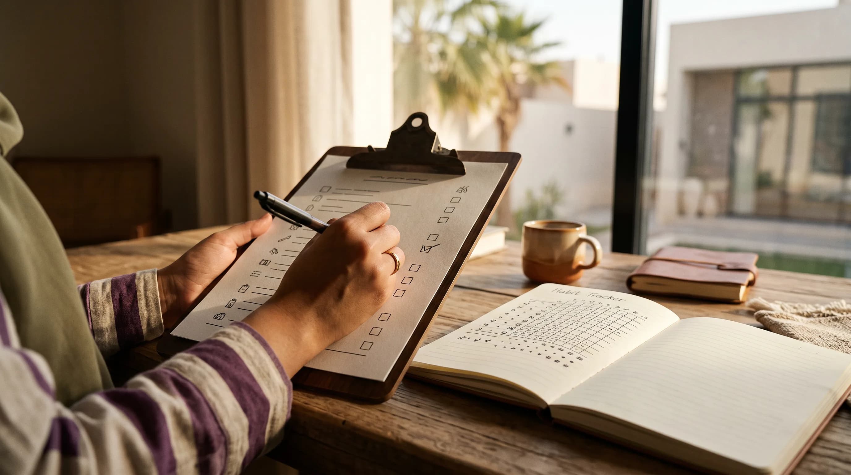 Illustrative editorial image for "Before Starting a New Habit or Goal"