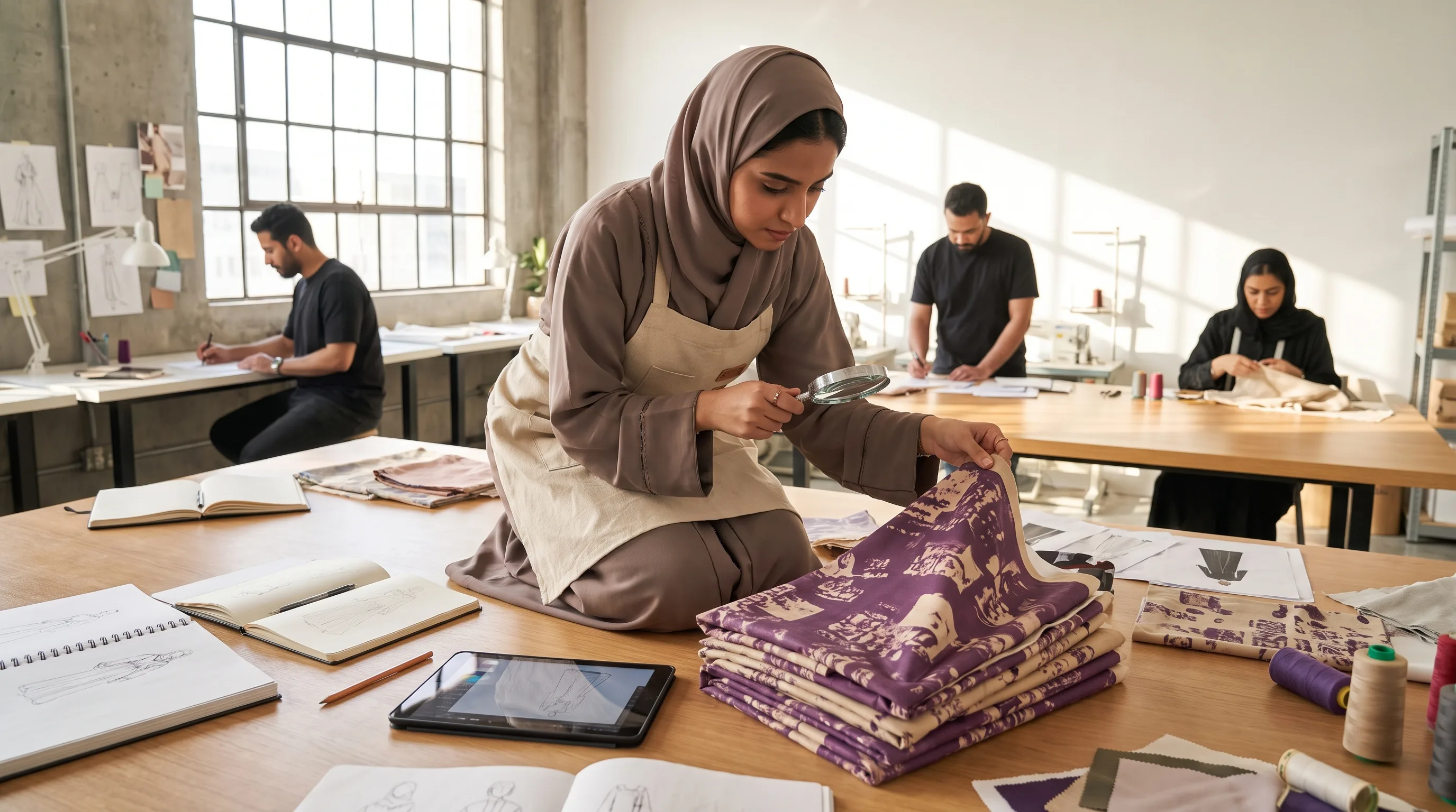 A person applies a skill hands-on, working on an actual project rather than studying from a book.